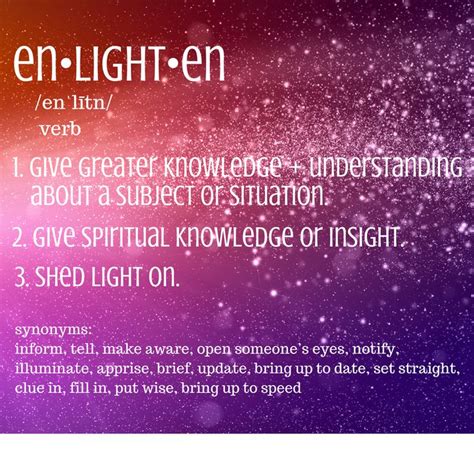 sheds light on understanding.